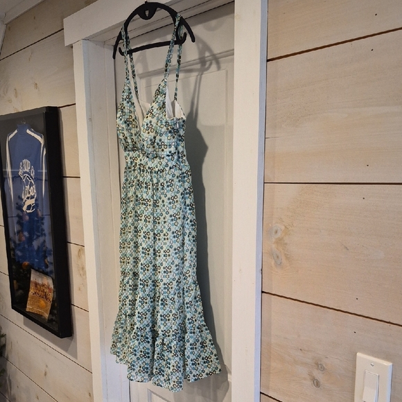 Spaghetti Strap Mini Dress in Light Blue Size 9/10 Very Good Cond - Picture 3 of 6